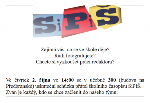 Možná hledáme právě Tebe